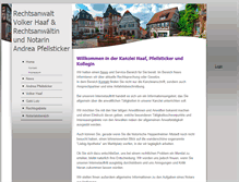 Tablet Screenshot of anwaltsnotare-haaf-pfeilsticker.de